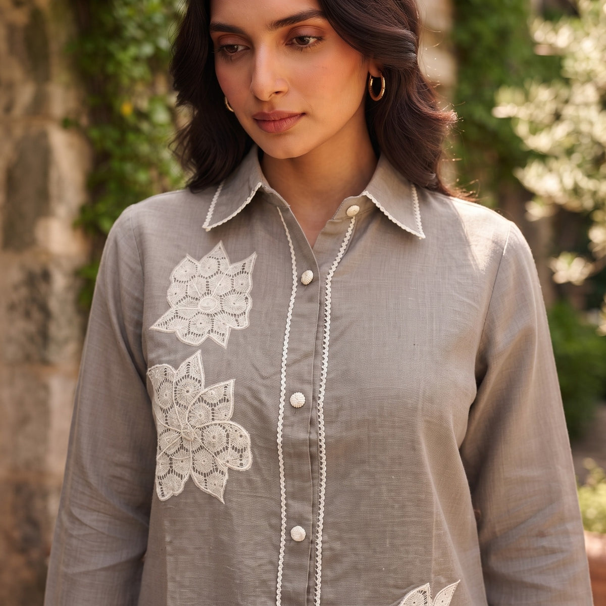 Luna Floral Applique Co-ord Set