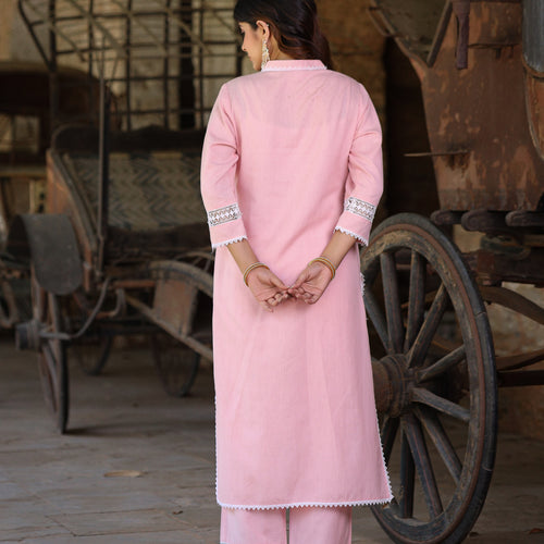Rumi Handloom Cotton Kurta Set