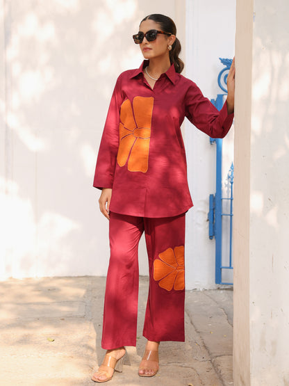 Pure Cotton Applique Co-ord Set