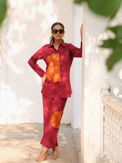 Pure Cotton Applique Co-ord Set