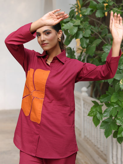 Pure Cotton Applique Co-ord Set