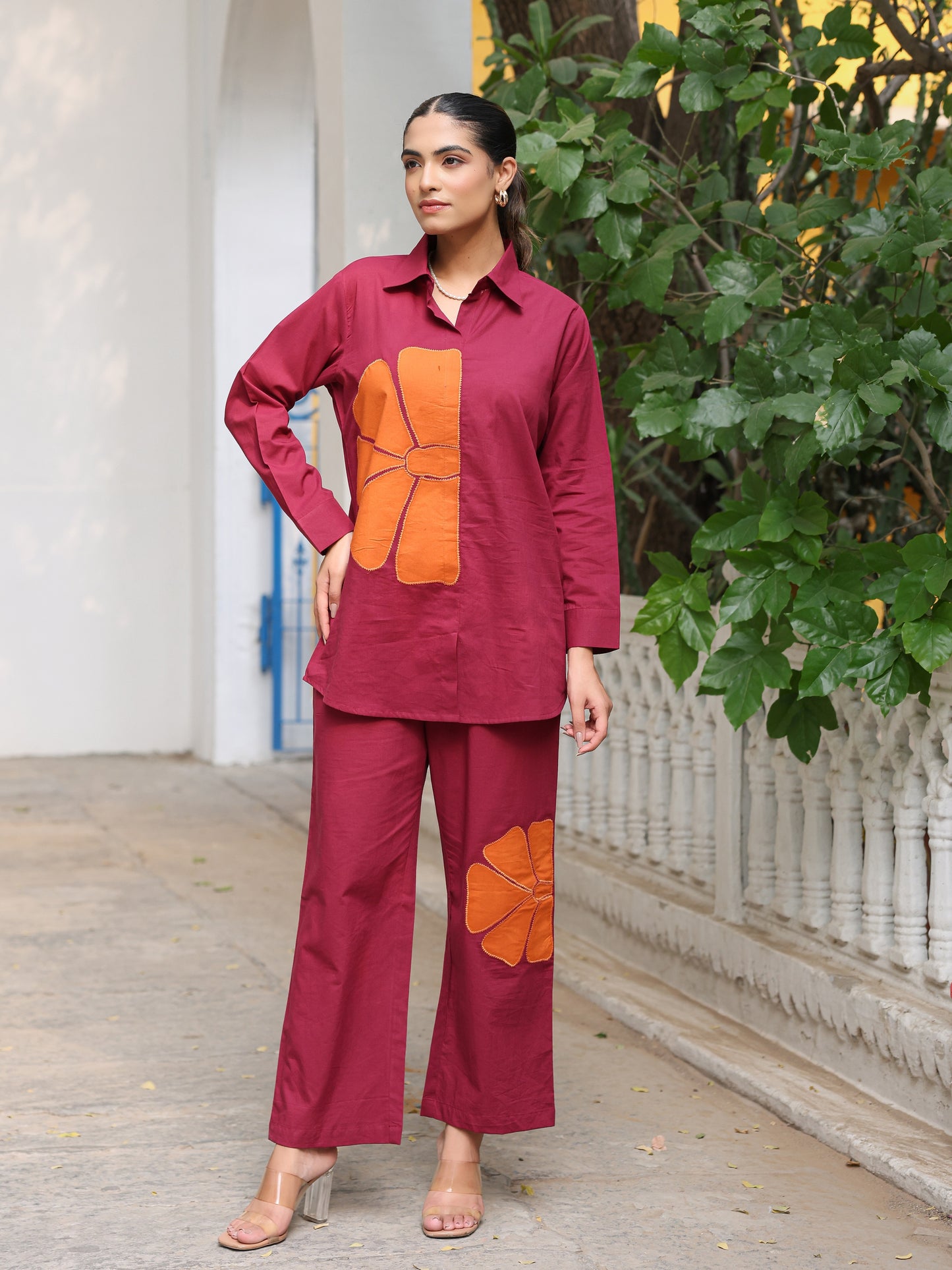 Pure Cotton Applique Co-ord Set