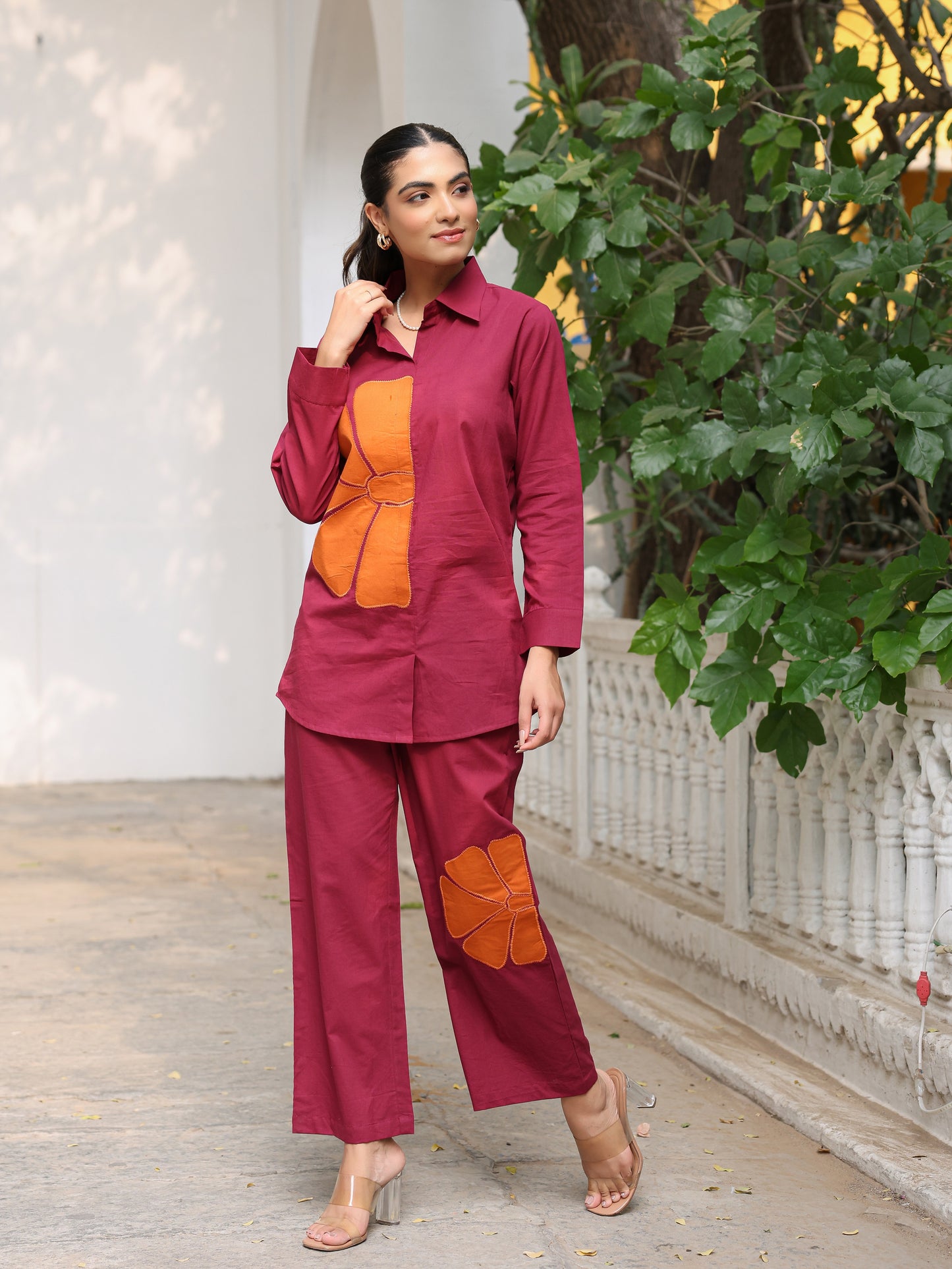 Pure Cotton Applique Co-ord Set