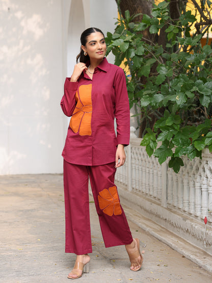 Pure Cotton Applique Co-ord Set