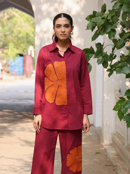 Pure Cotton Applique Co-ord Set