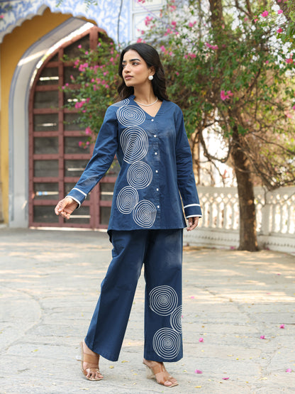 Pure Cotton Embroidery Co-ord Set