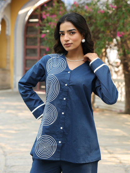 Pure Cotton Embroidery Co-ord Set