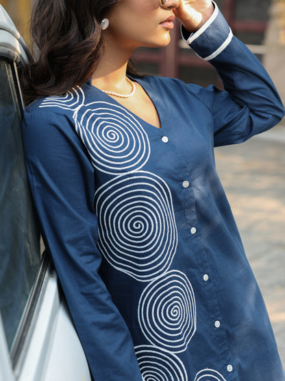 Pure Cotton Embroidery Co-ord Set