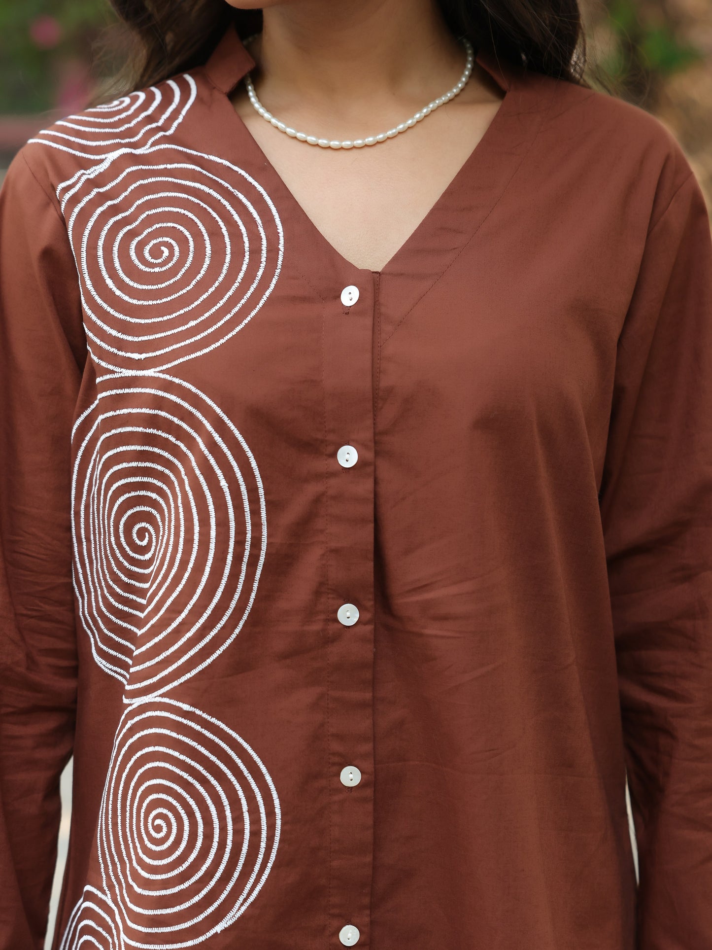 Pure Cotton Embroidery Co-ord set