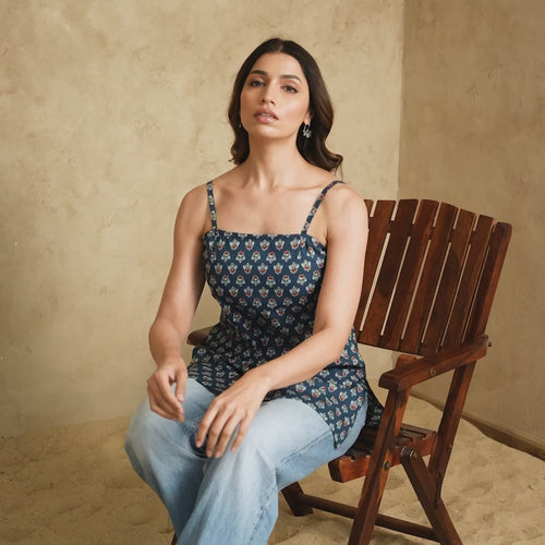 Aara Printed Pure Cotton Top