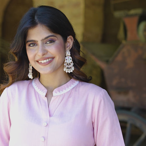 Rumi Handloom Cotton Kurta Set