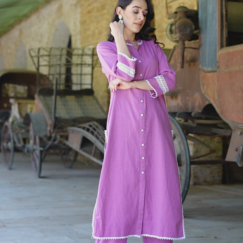 Rumi Handloom Cotton Kurta Set
