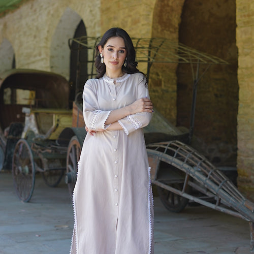 Rumi Handloom Cotton Kurta Set