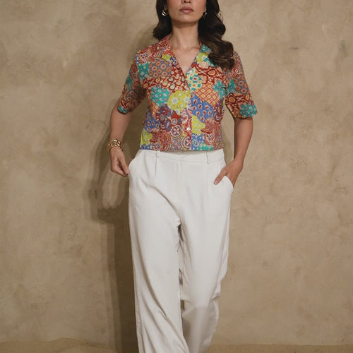 Remi Pure Cotton Crop Shirt