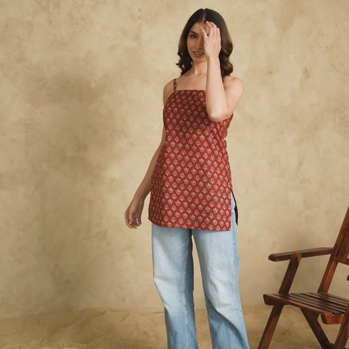 Aara Printed Pure Cotton Top